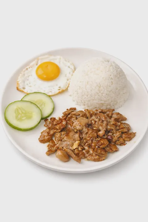 Chicken Sisig with Egg